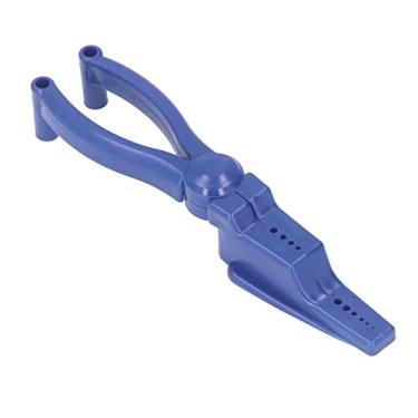 Imagem de Domary Alicates de Unhas Martelando o Suporte de Prego Abs Protetor de Dedo Portátil Ferramenta de Ferramenta de Segurança Azul para Decoração de Férias