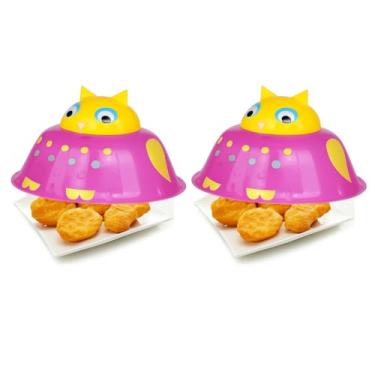 Imagem de WINDBRRRLY Ventilador de resfriamento de alimentos com luzes divertidas para resfriar refeições quentes com segurança e ocupar as crianças com esta capa de plástico inovadora para a maioria dos