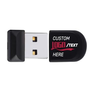 Imagem de Pen drive USB personalizado, pacote com 50 mini pen drive USB 2.0, ideal para negócios, educação, corporações, estúdio de fotografia e música (512 MB, sem caixa)