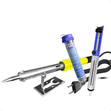 Imagem de Ferro De Solda 100w 220v + Estanho 250g + Sugador De Solda - Startools