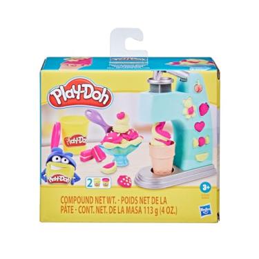 Imagem de Play-Doh, Massinha de Modelar Infantil, Mini Sorveteria Divertida - Conjunto de Brinquedo com Acessórios e 2 Potes - A partir de 3 Anos