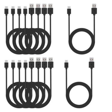 Imagem de Cabo USB C Smays, pacote com 10 pés, carregador de telefone tipo C, pr