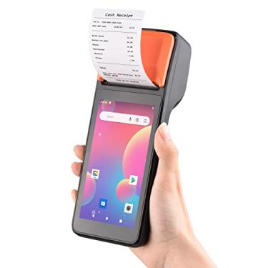 Imagem de Sunydog Impressora portátil de recibos 3G POS para Android 8.1 1D/2D scanner de código de barras terminal PDA, suporta Wi-Fi 3G BT, com tela sensível ao toque de 5,0 polegadas, impressão térmica de