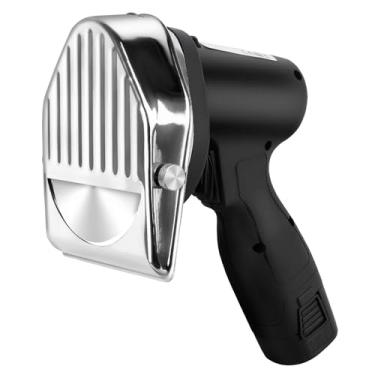 Imagem de SOKO Faca elétrica sem fio para kebab, cortador Shawarma, máquina fatiadora de kebab, carregador rápido e bateria de 12 V, 2 lâminas, 80 W, preto