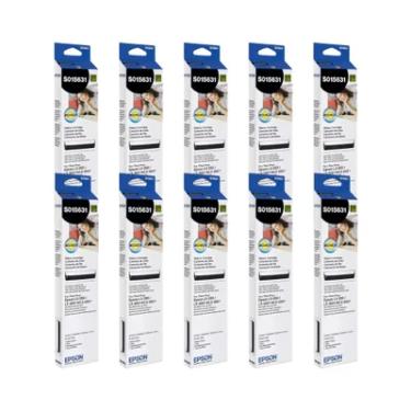 Imagem de Kit 10 Fita Epson Para Matricial Lx-350 Lx-300 Lx-300+ii