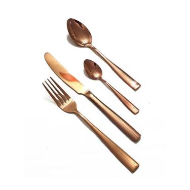 Imagem de Jogo de Talheres de Inox Brilhantes - Faqueiro 16 Peças - CAN.U.DO, Ro