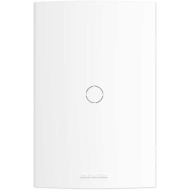 Imagem de Placa 4x2 Cega Saída de Fio Branco Inova Pro 85003 Alumbra