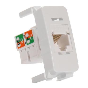 Imagem de Módulo Informática Rj45 Cat5e Branco B3 Margirius, Branco