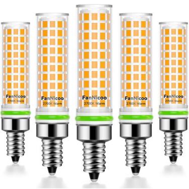 Imagem de Lâmpada LED FanNicoo E12 10 W 1200 lm 2700 K, não regulável (pacote co