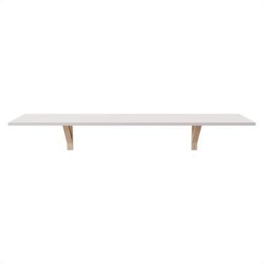 Imagem de Mesa Suspensa Escrivaninha Pequena, Mesinha para Notebook e Mesa de Estudo - para Trabalho, Estudos no Quarto e Home Office(120 x 35)