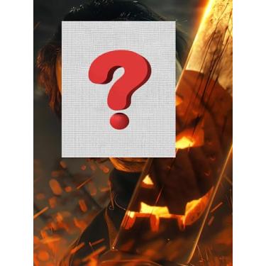 Imagem de GemZono Kits de pintura de diamante para adultos DIY 5D kits de pintura de arte de diamante de terror com diamantes redondos broca completa filme de terror gema arte kit para decoração de parede de