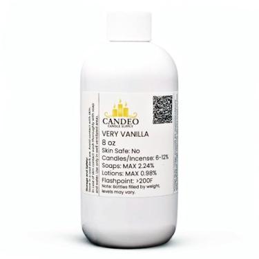 Imagem de Óleo de fragrância Very Vanilla (frasco de 236 ml) | Fabricação de velas, sabonete, sprays de ambiente, bombas de banho, loção, purificadores de carro, derretimento de cera | Candeo Candle Supply |