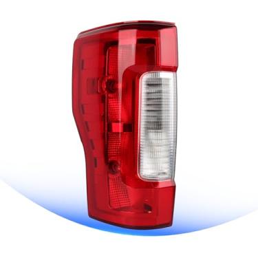 Imagem de Luz traseira compatível com Ford F250 F350 Super Duty 2017 2018 2019 tipo halogêneo sem ponto cego, luz traseira de seta traseira, conjunto de lâmpada de freio substitui OEM # HC3Z13405D (lado