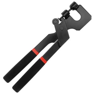 Imagem de Alicate de garra de quilha de aço leve, alicate de perfuração de mordida apertado de 30 cm, design ergonômico, perfurador de corte de arco preciso e eficiente braçadeira de conexão forte para