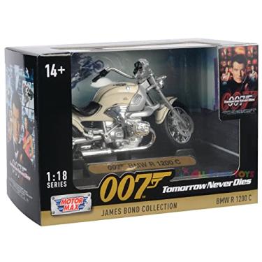Imagem de Motormax James Bond BMW R1200C Model Bike Motorcycle TOMORROW NEVER DIES 007 EDITION 79845