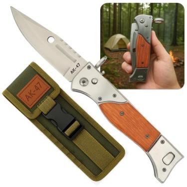 Imagem de Canivete Automático com Sistema de Trava Eficiente e Estilo Militar 72