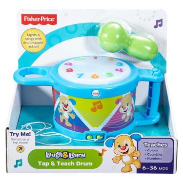 Imagem de Brinquedo Bebe Tambor Aprender E Brincar Fisher Price Dtm56