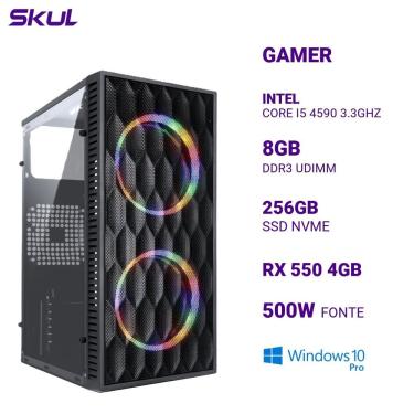 Imagem de Computador 5000 Core I5 4590 3.3ghz 8gb Ddr3 Ssd 256gb Nvme Rx 550 4gb Fonte 500w Windows 10 Pro