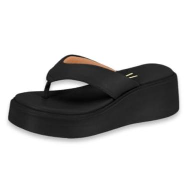 Imagem de Tamanco Feminino Anabela Média de Dedo Conforto Vizzano
