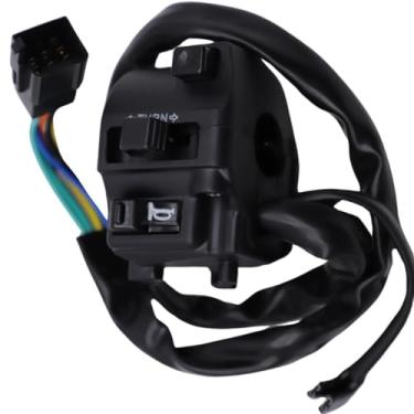 Imagem de Botão Buzina Cg 150 Titan Esd 2004 2005 2006 Punho Luz Interruptor