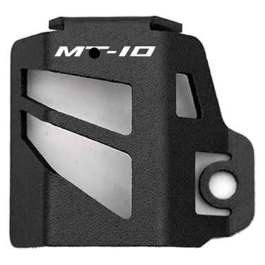 Imagem de BYYINGSUS Compatível com MT 07 09 10 MT07 MT09 MT10 SP 2023 2022 Acessórios Proteção do reservatório de fluido de freio traseiro da motocicleta (Preto-MT10)