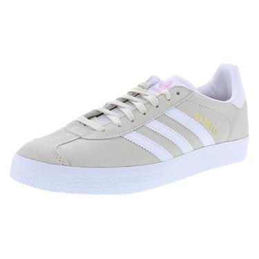 Imagem de adidas Originals Tênis infantil Superstar Camo J, Branco fora/branco-nuvem/rosa transparente, 38