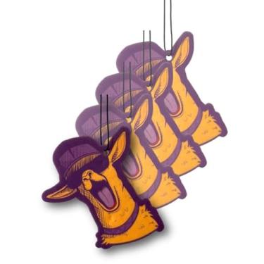 Imagem de Fresh Fresheners Aromatizador de ar para carro de lhama fofo e divertido, pacote com 4