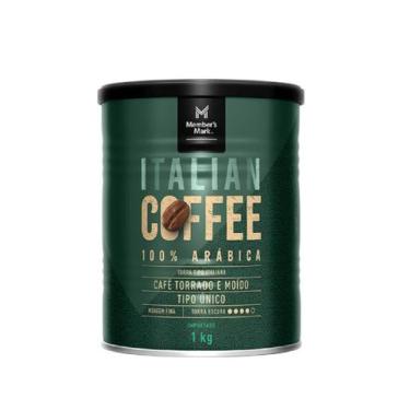 Imagem de Café Torra Italiana Members Mark Lata Torrado e Moído 1kg