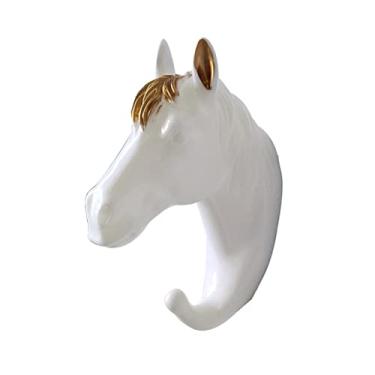 Imagem de Cabide de parede suporte de chave gancho para pendurar na parede chifres de veado cabide de parede cabide de exibição autoadesivo cabide de chave cabide de armazenamento de parede cabide de casaco