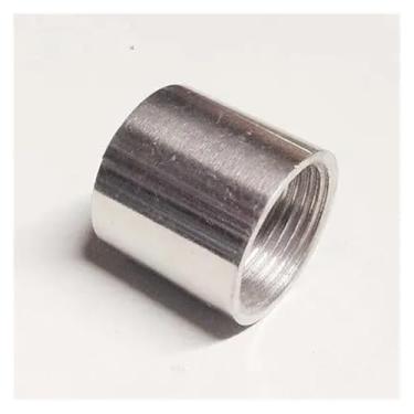 Imagem de WWECCQIJ 10 cm BSP Rosca fêmea 304 aço inoxidável encaixe de tubulação conector redondo soquete completo para água óleo ar