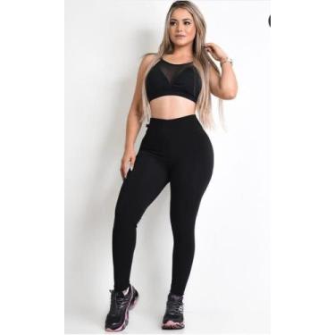 Imagem de Legging preta P ao GG - Mina moça