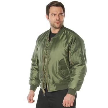Imagem de Rothco Jaqueta de voo Conceal-Ops MA-1 - Transporte discreto com estilo (EUA, alfa, pequeno, regular, regular, verde sálvia), Verde sálvia, P