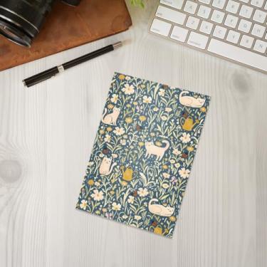 Imagem de Caderno de gato, caderno A5 para anotações de escritório, agenda de 21 x 14,7 cm, agenda de viagem, presentes para amantes de gatos-12