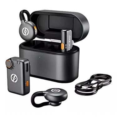 Imagem de Microfone Hollyland Lark M2s Duo Combo Sem Fio Preto