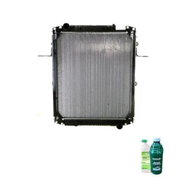 Imagem de Kit Radiador Ford Cargo 1717E + Aditivo MWM Verde + Água Desmineralizada 1L