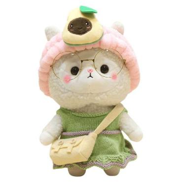 Imagem de Brinquedo de pelúcia, vestidos de boneca, alpacas, 30 cm para crianças
