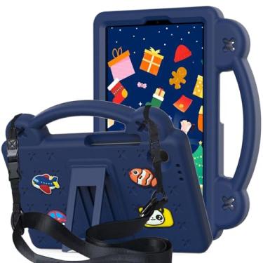 Imagem de QYiiD Capa infantil para Galaxy Tab A11 8,7 polegadas 2025/A9 22.1 cm 2023, capa protetora infantil EVA à prova de choque com alça de suporte, alça de ombro e suporte para Galaxy Tab A9/A11 8,7
