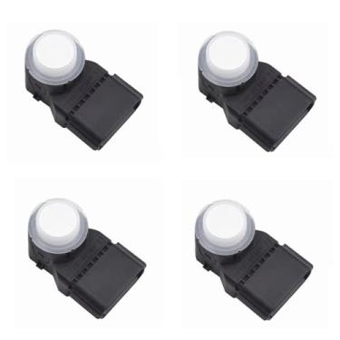 Imagem de Para Kia for Sorento 2009 2010 2011 2012 2013 2014 2015 2016 4Mt006Hcd Car Parking Sensor Assist Reverse Pdc Sensor de estacionamento (4 peças brancas)