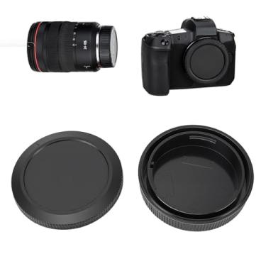 Imagem de Diyeeni Tampa da Lente Traseira da Câmera e Substituição da Tampa do Corpo para EOSR R50 R62 R5 RP R6 R8 R10R7, Substitua As Tampas da Lente de Montagem RF - 2 Pacotes