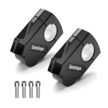 Imagem de VG MOTO Elevadores de guidão de motocicleta - preto MHA05005BK 28 mm