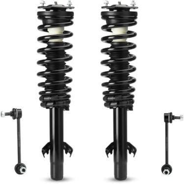 Imagem de ILONPA Amortecedores dianteiros com conjunto de amortecedor de mola helicoidal + elos de extremidade de barra oscilante para Ford Fusion/Mercury Milan 3.0L 2006 2007 2007 2008 2009 Lincoln MKZ 172261