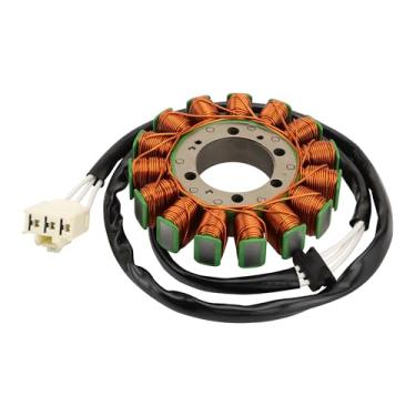 Imagem de WOOSTAR Substituição do estator magnético de 3 fios de bobina 15 para 2012-2017 ZX1400 ZZR1400 ZX-14R ABS Pocket Bike OEM 21003-0144 21003-0055