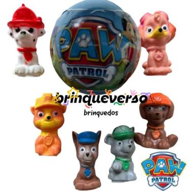 Imagem de Brinquedos Dedoches Patrulha Canina. Kit 10 Dedoches Encapsulados. Fes