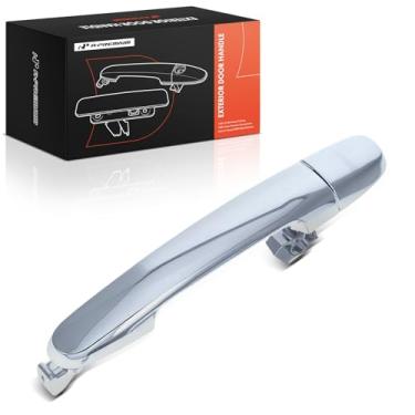 Imagem de A-Premium Maçaneta externa do lado do motorista ou do passageiro compatível com Toyota Camry, RAV4, Corolla, Prius, Highlander, Matrix, Yaris, Solara & Scion tC, xB, xD, xA e Pontiac Vibe, prata