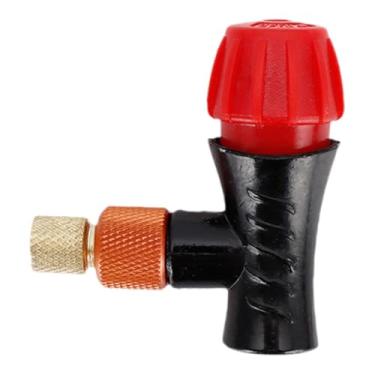 Imagem de Generic Cabeçote de inflador de pneus de bicicleta, válvula de bomba de ar para bicicleta, acessórios de substituição pretos, adaptador de inflador de pneus