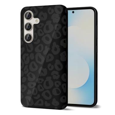 Imagem de Svanove Capa de telefone com estampa de chita para Samsung Galaxy S25 FE feminina, linda capa de leopardo para mulheres, design de estampa animal retrô legal de luxo na moda, padrão estético Y2k, capa