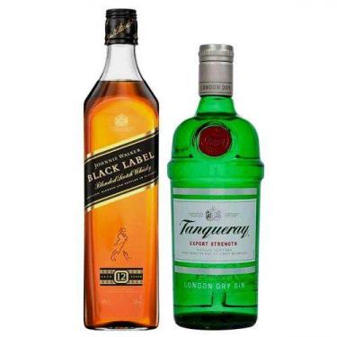 Imagem de Gin Tanqueray 750 ml + Whisky Johnnie Walker Black Label 750 ml
