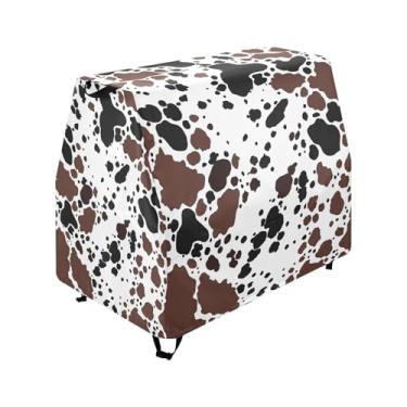 Imagem de Qilmy Cow Brown Spots Pattern Kids Water Table Cover, Duty Waterproof Patio Table Covers for Outdoor Toddler Splash Tables, UV Resistant & Dustproof Play Table Protector, Cover Only