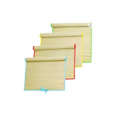 Imagem de Esteira de Praia Listras, Plástico, 170x60cm, Dobrável, para Praia Piscina Acampamento