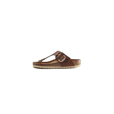 Imagem de Birkenstock Gizeh Birkibuc™, Conhaque 1018785, 35